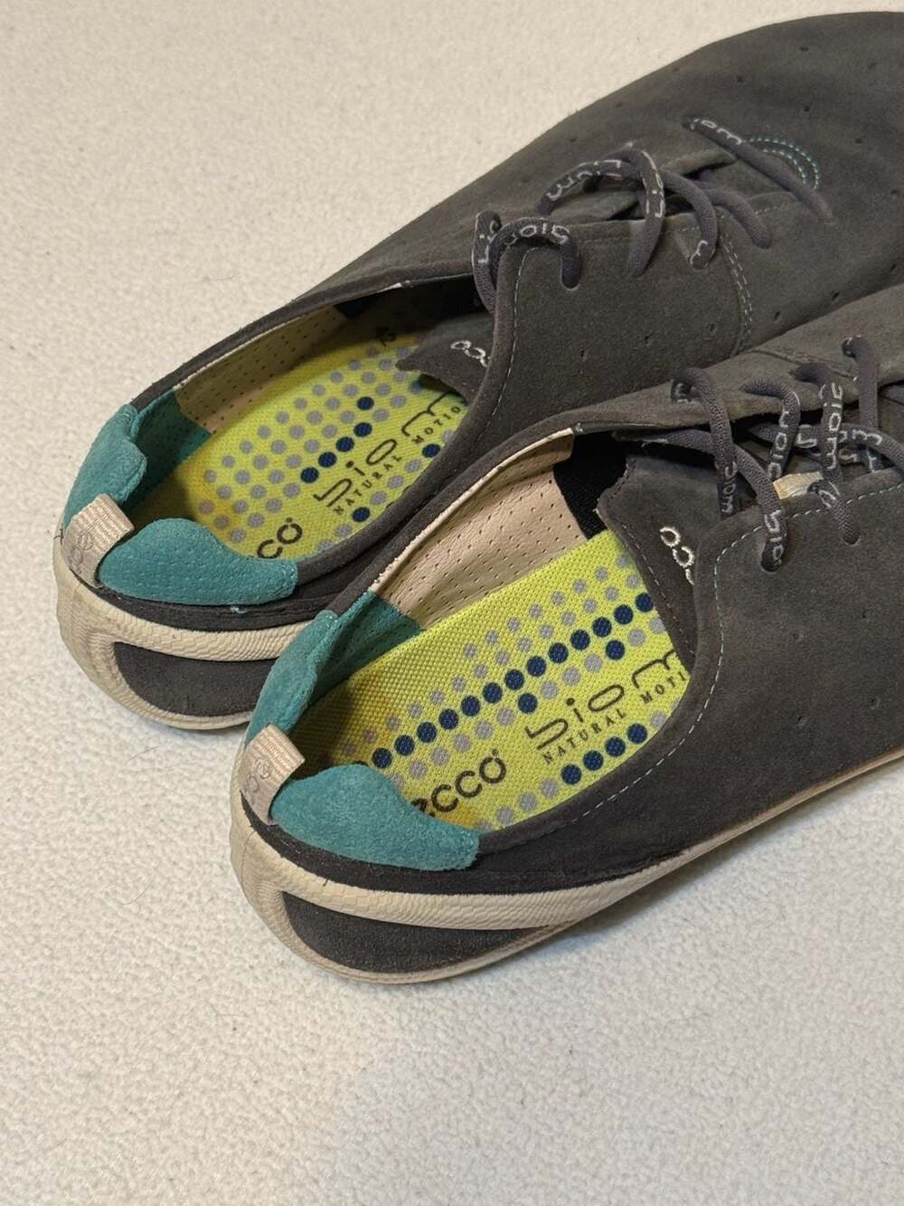 ECCO Biom Natural Motion Suede Sneakers Size 42